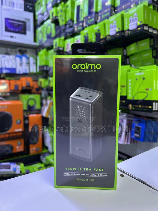 Oraimo Powerjet 130 27600mah Power Bank 130w Ultra Fast Charging