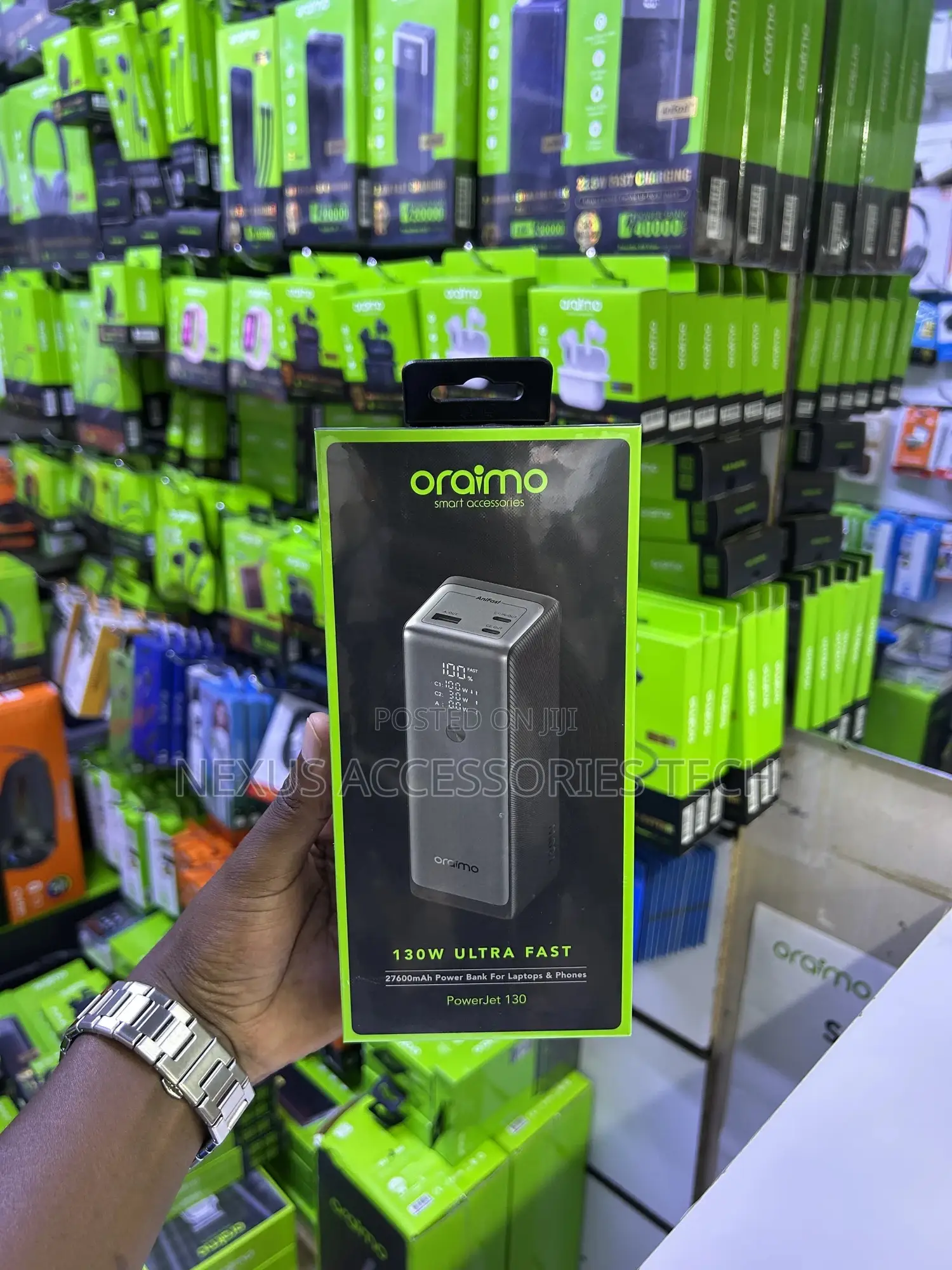 Oraimo Powerjet 130 27600mah Power Bank 130w Ultra Fast Charging