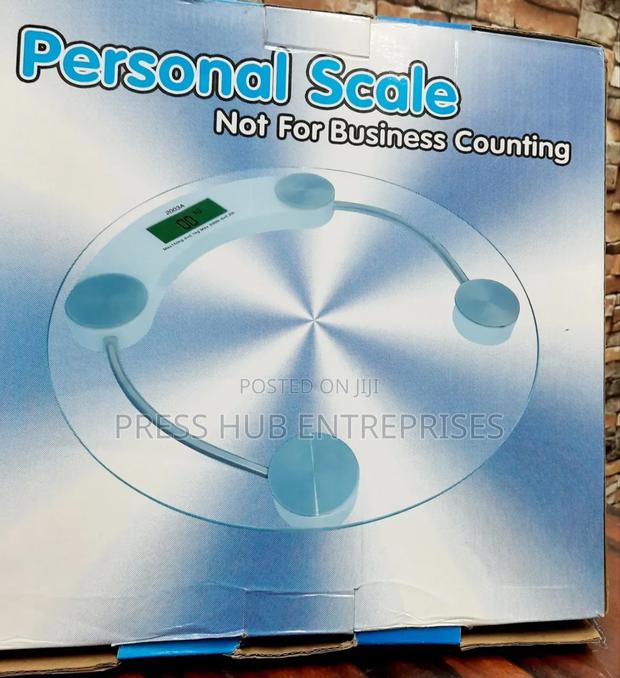 Digital Glass Personal Weighing Scale. - main view