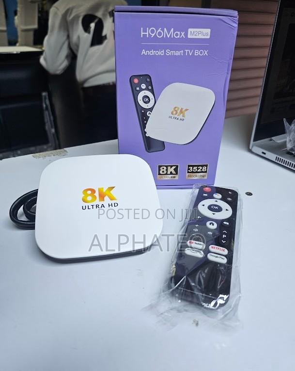 H96 Max M2+ Android Tv Box | Uhd | Netflix, Youtube, Iptv - thumbnail 2
