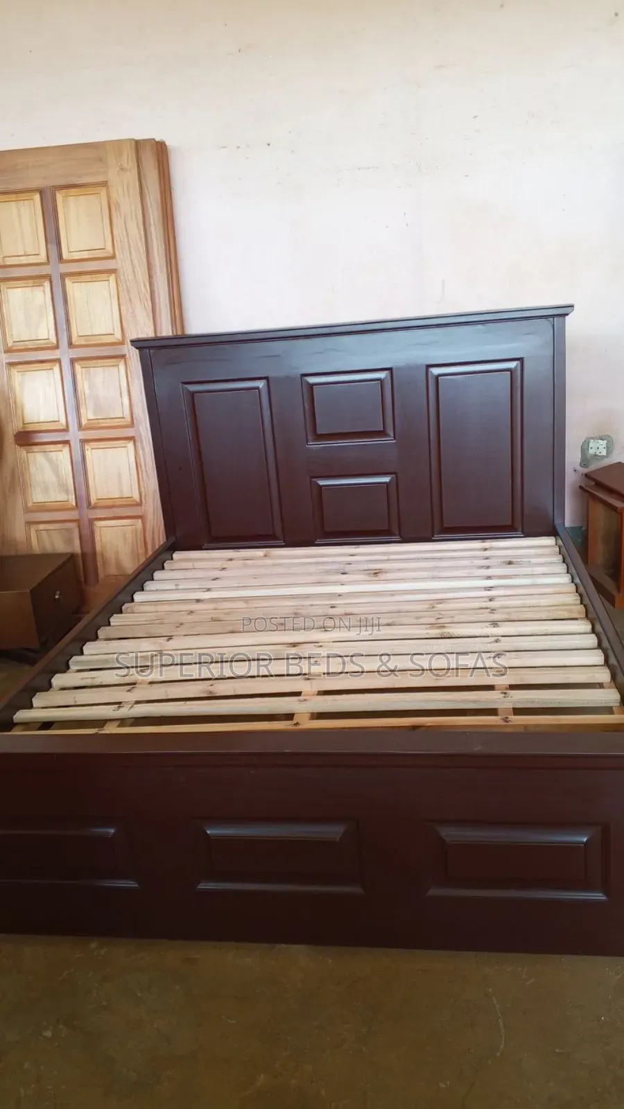 Wooden Panel Bed Available From 4 by 6, 5 by 6 and 6 by 6