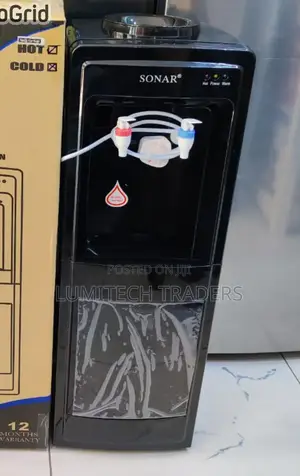 Sonar B3 Black Free-Standing Water Dispenser | Hot Normal