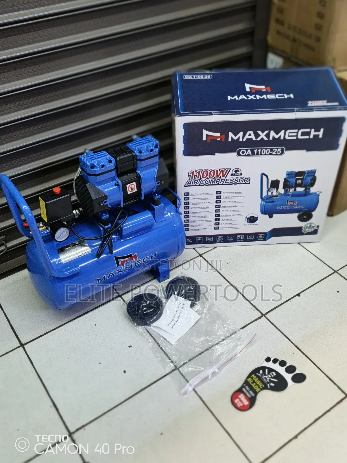 25l Maxmech Silent Compressor
