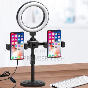 3 Coloured Tripod Stand Ringlight*(Has a Remote 2 Phone Holders) - thumbnail 2