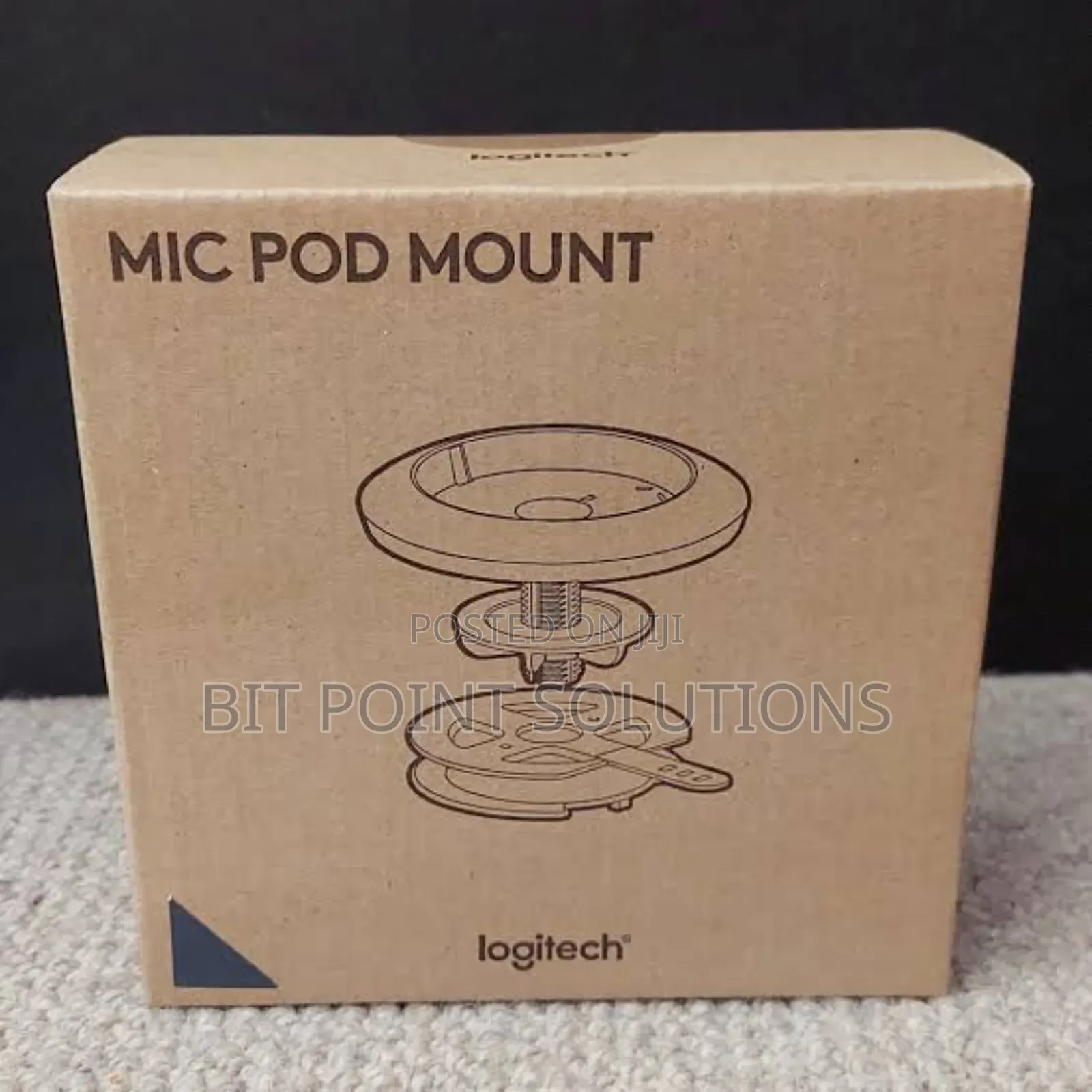 Logitech Rally Mic Pod Mount (White) 952-000020
