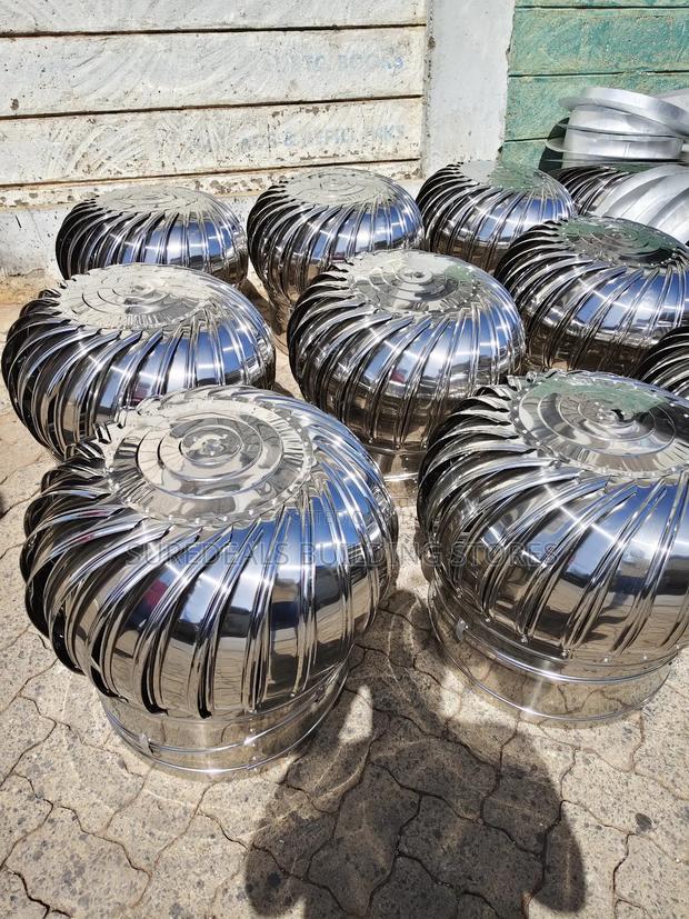 Stainless Steel Wind-driven Roof Ventilators/ Cyclone Vents - thumbnail 3