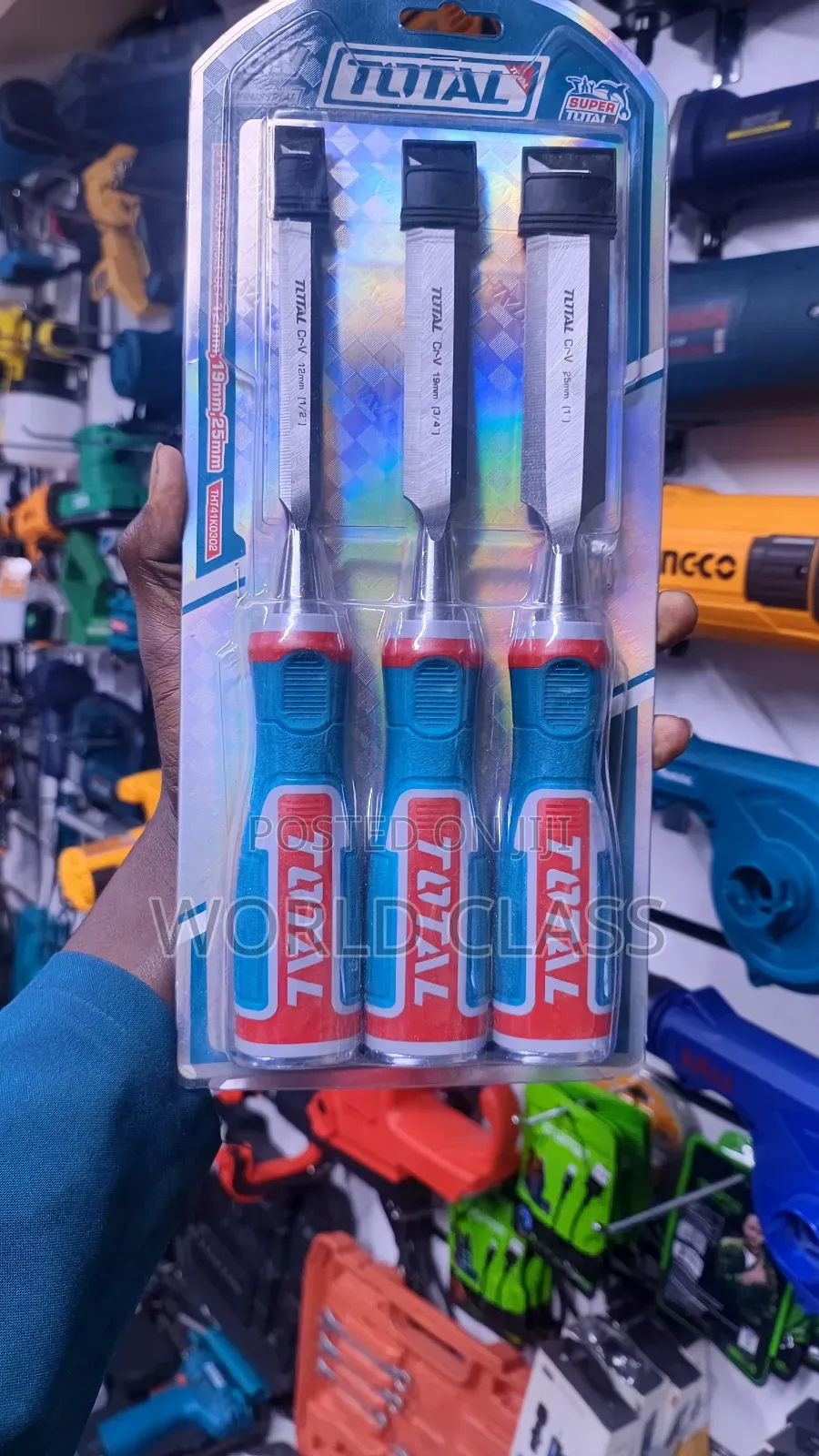 Total 1/2, 3/4, 1 Wood Chisel