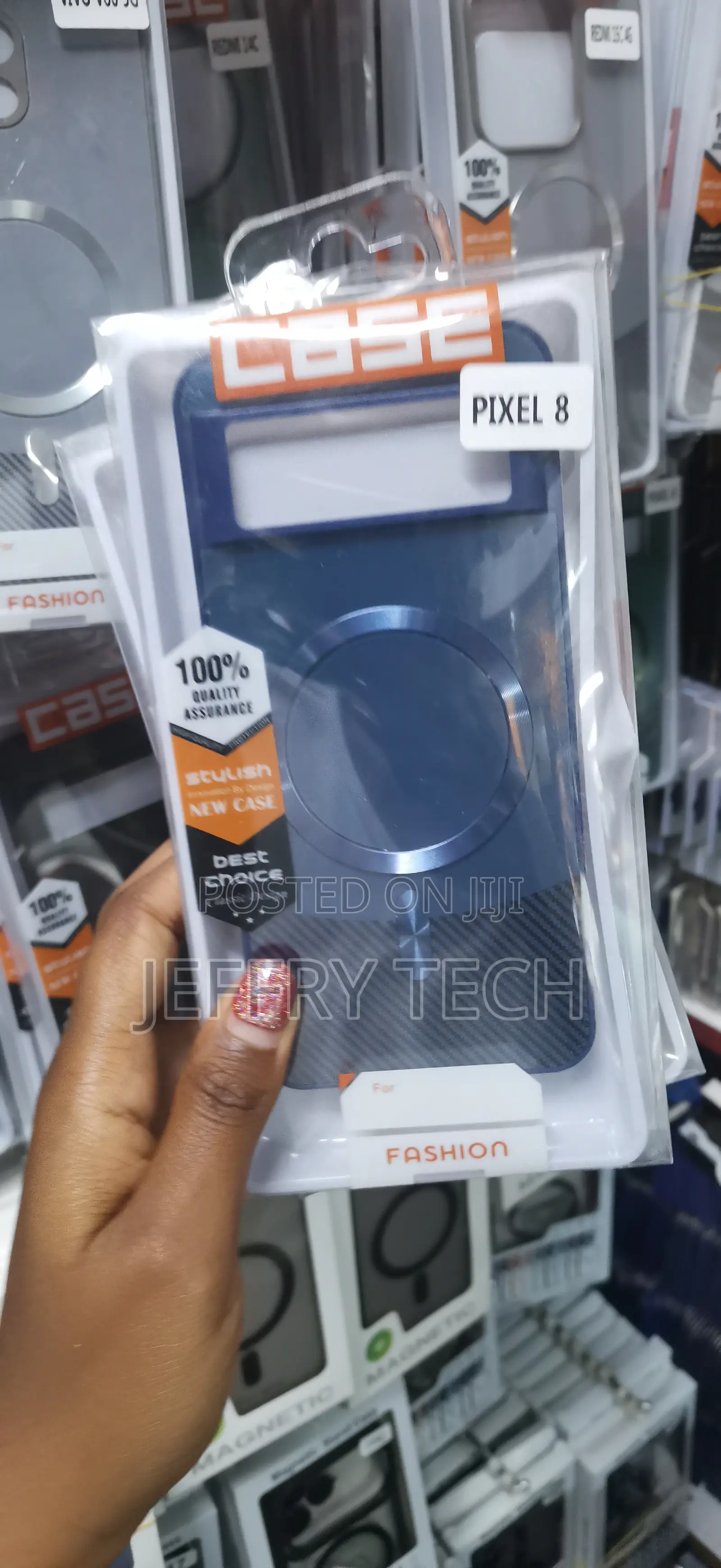 Fndmil Google Pixel 8 Case With Magsafe Hard, Soft Grip Hard Case