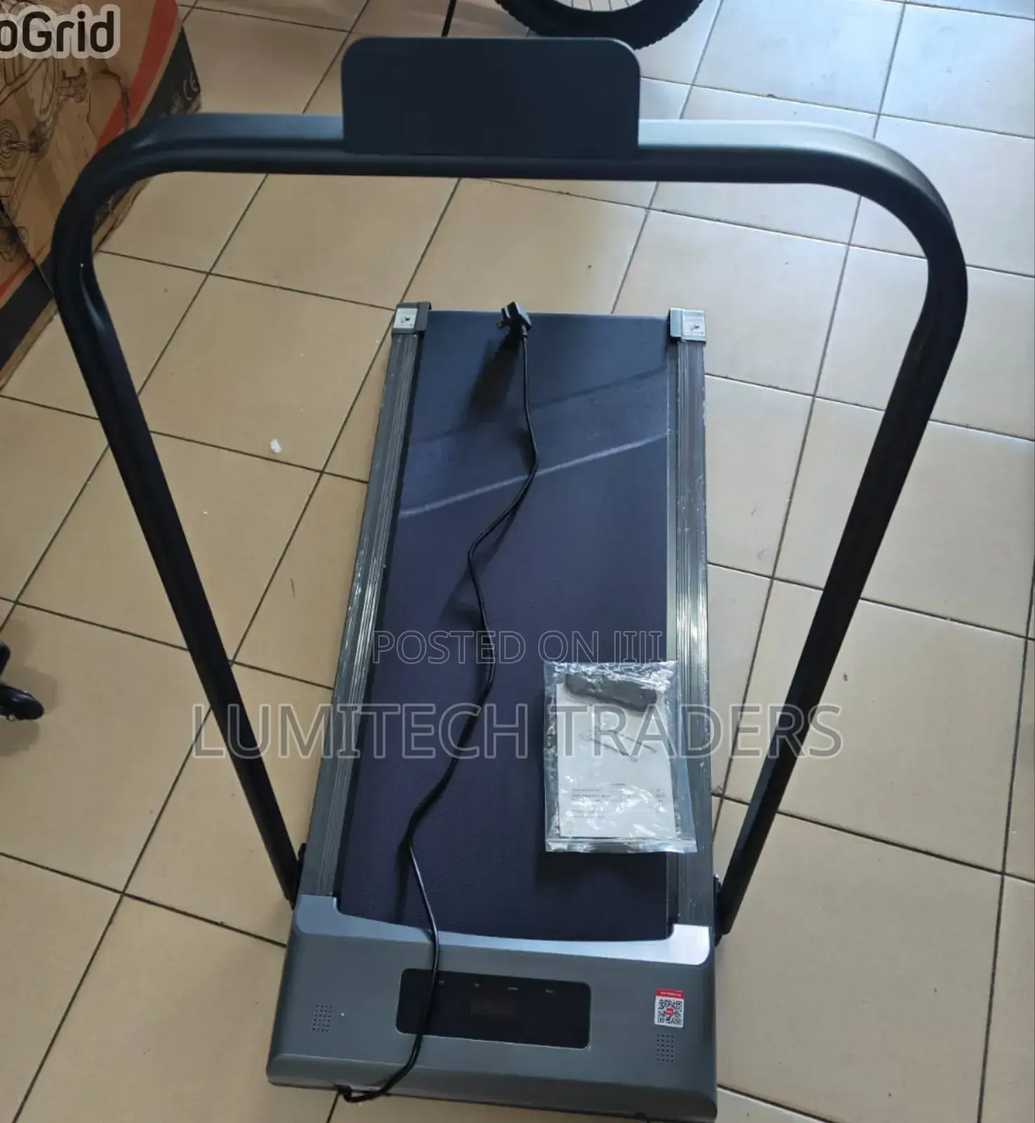 Foldable Remote Controlled Slim Pad Treadmill