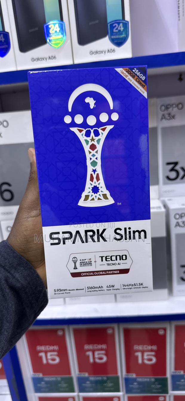 New Tecno Spark Slim 256 GB Black - main view