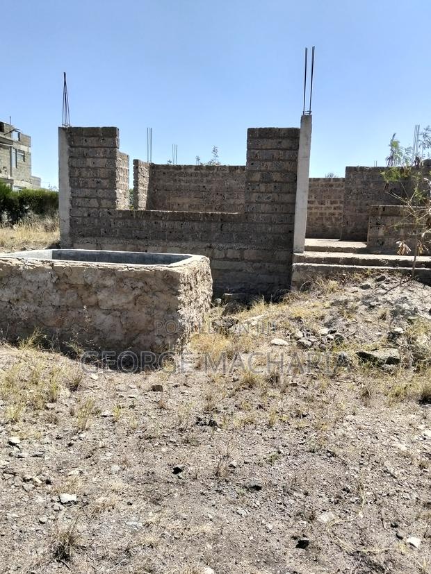 50*100 Plot With Incomplete Residential House - main view