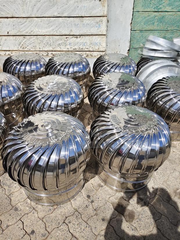 Wind-driven Roof Vent/Cyclones. - main view