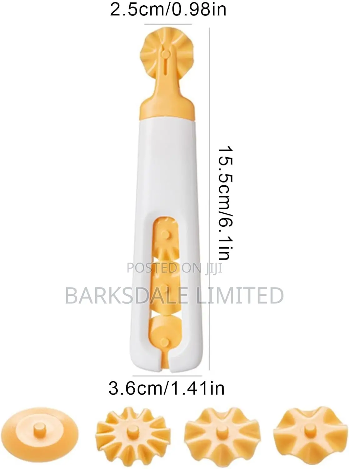 Pastry Wheel Dough Roller 4-in-1 Cutting Cutter Noodles Cookies Pasta