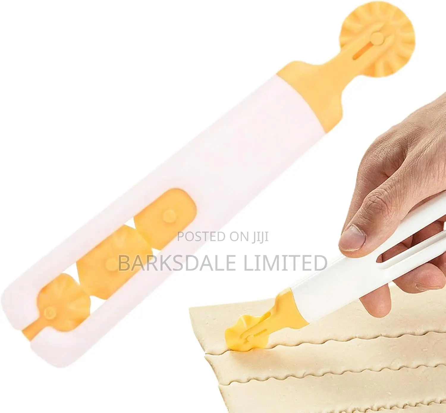 Pastry Wheel Dough Roller 4-in-1 Cutting Cutter Noodles Cookies Pasta