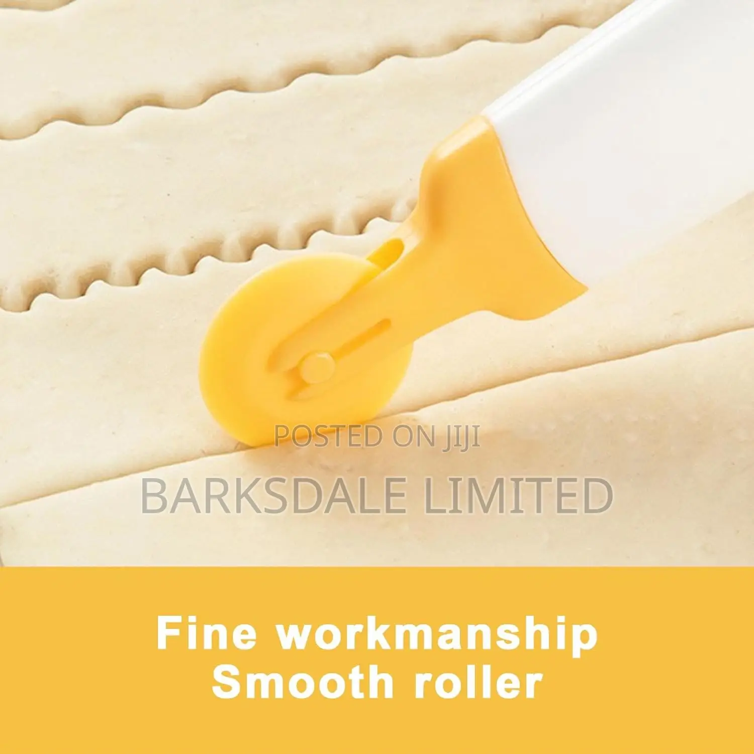 Pastry Wheel Dough Roller 4-in-1 Cutting Cutter Noodles Cookies Pasta