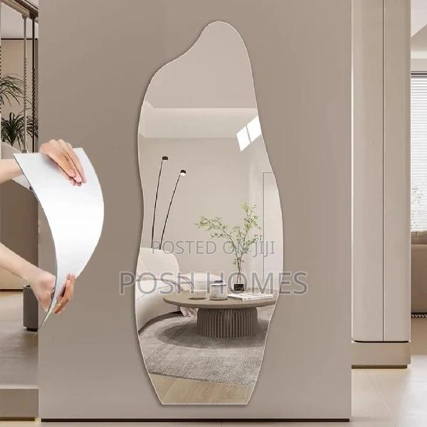 Irregular Unbreakable Self Adhesive Mirrors - main view