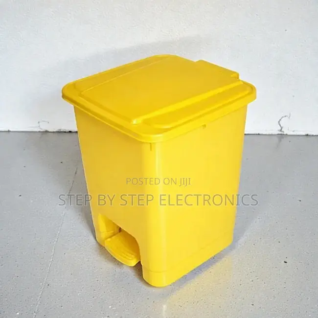 Large Capacity 30l Hard Plastic Step Pedal Waste Garbage Dust Bin