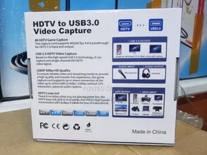  Ultra Hd HDTV Usb 3.0 Video Capture Card