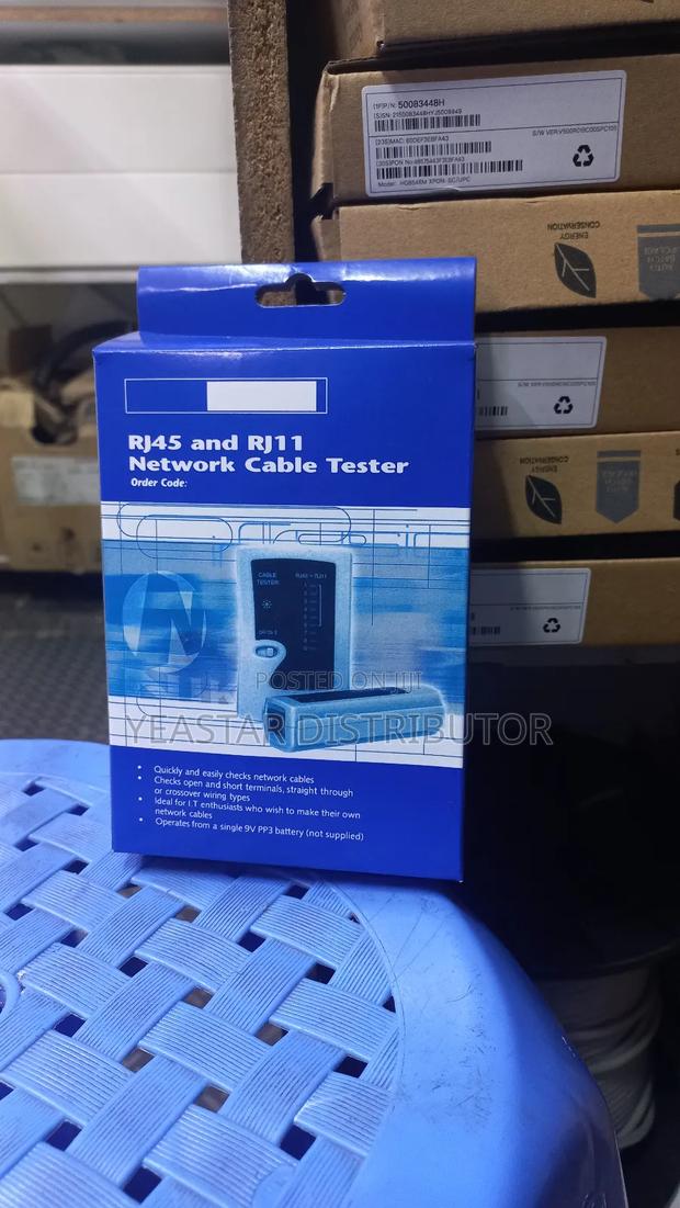 Rg45 and Rj 11 Network Cable Tester - main view
