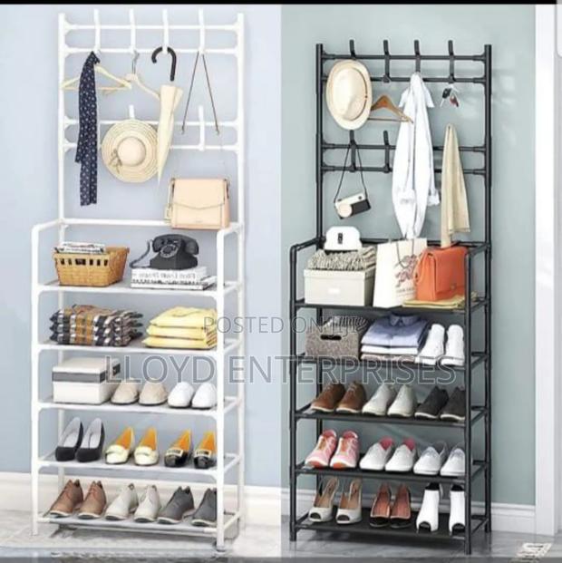 Multifunctional 5 Tier Shoe Rack