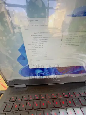 New Laptop HP Omen 15 16GB Intel Core I7 SSD 512GB