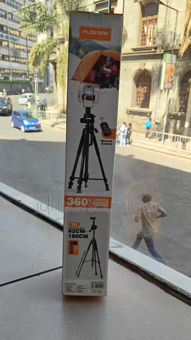 Tripod 1.8 Mts. Plokama Stand For Camera / Phone - thumbnail 2