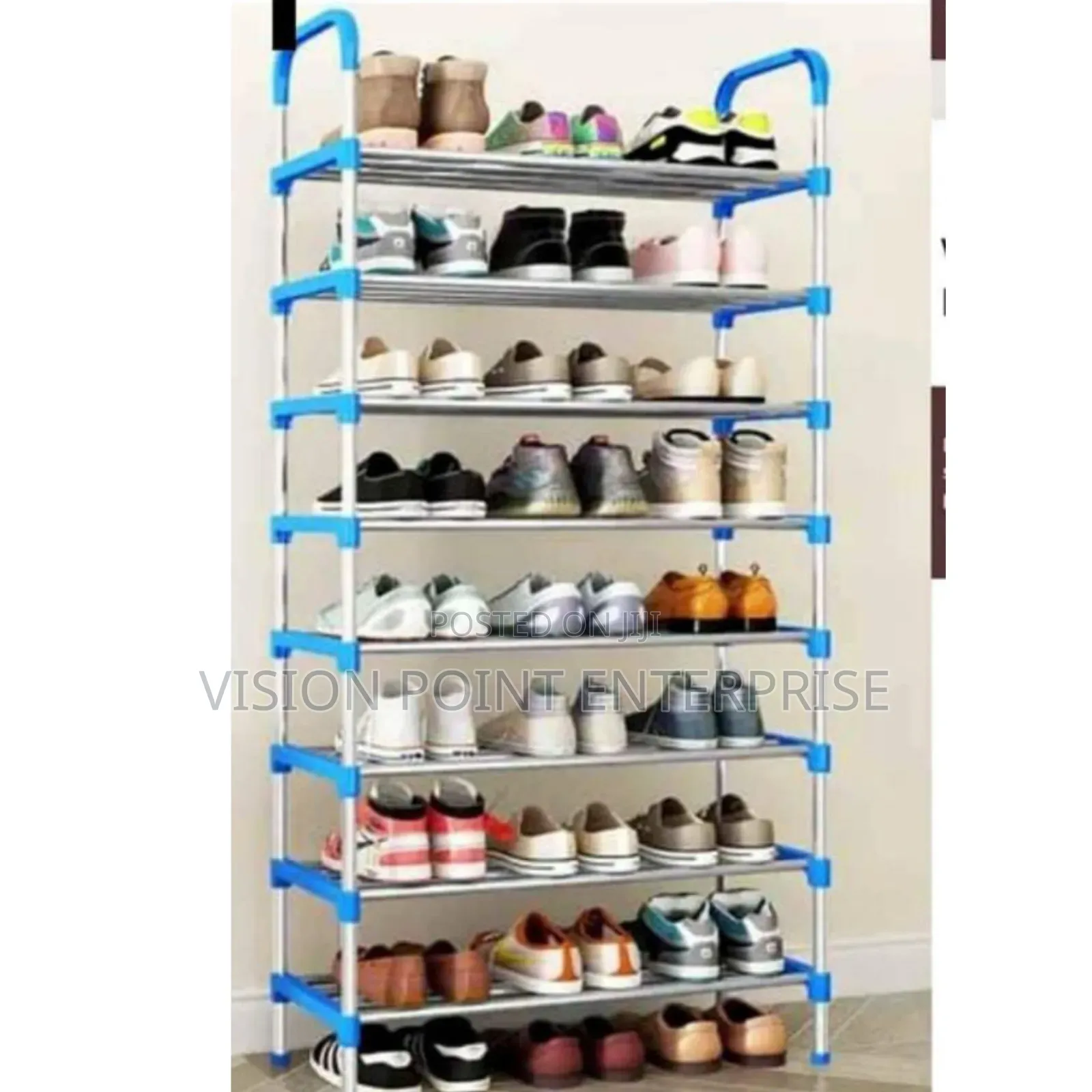 8 Tier Adjustable Shoe Rack
