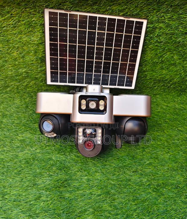 V380 6mp Triple Lens Outdoor Solar Camera