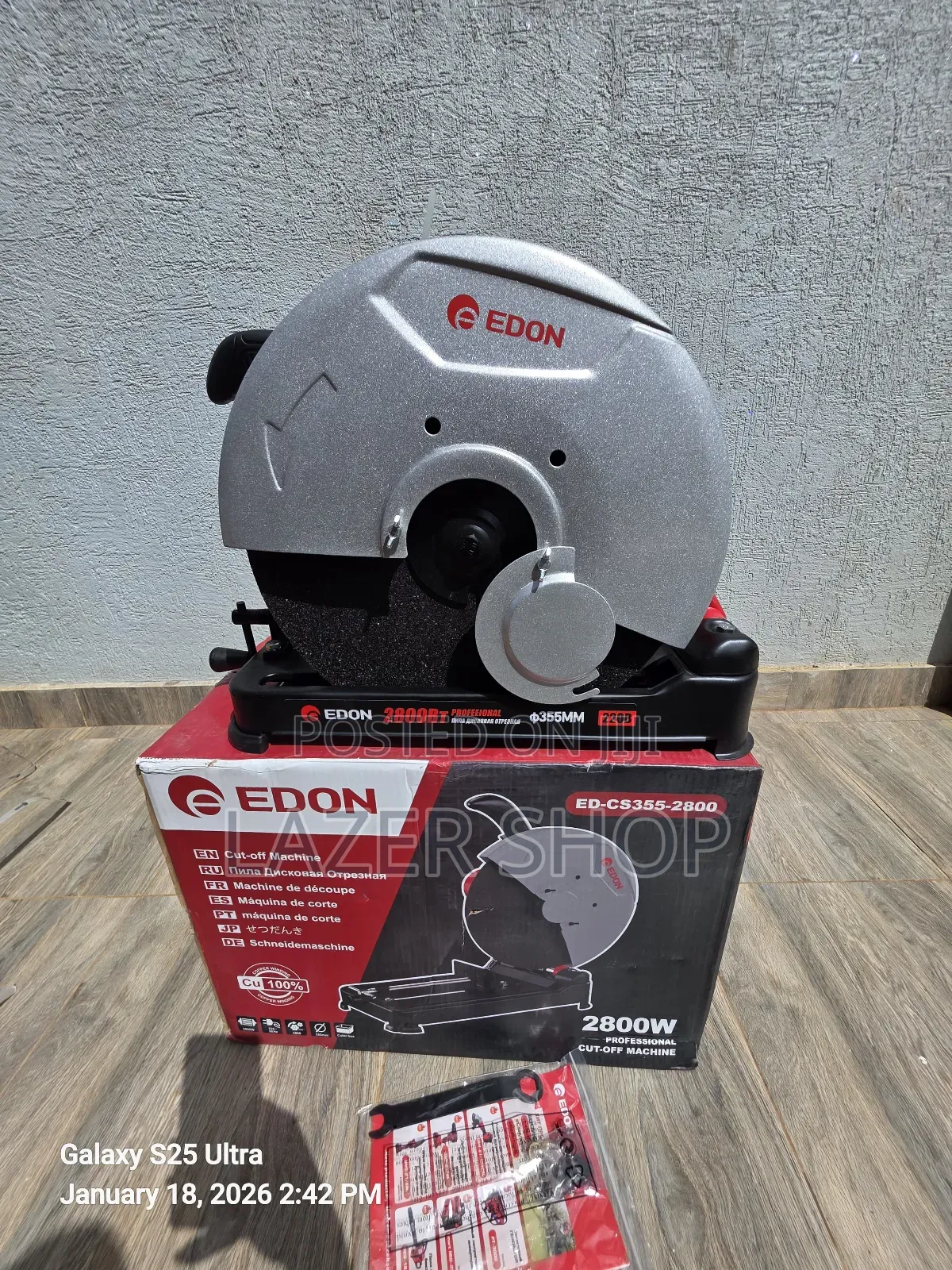 Edon Cut-off Saw Machine 
2800watts