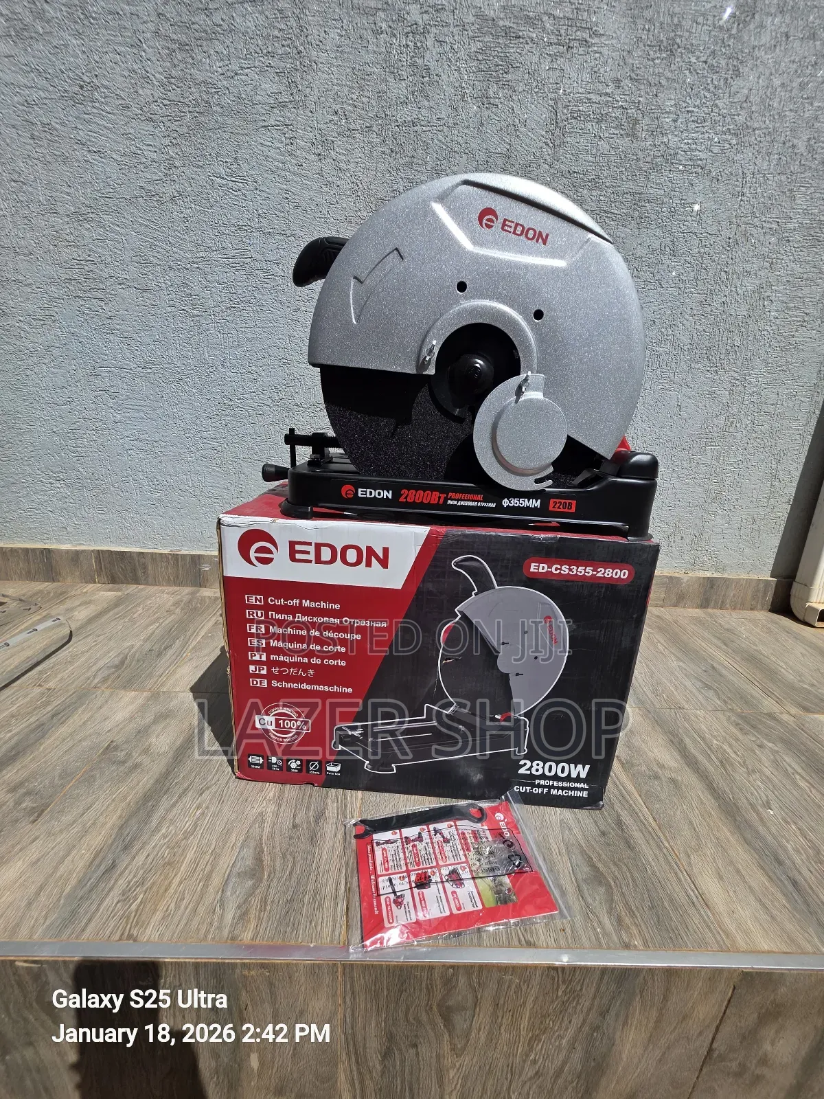 Edon Cut-off Saw Machine 
2800watts