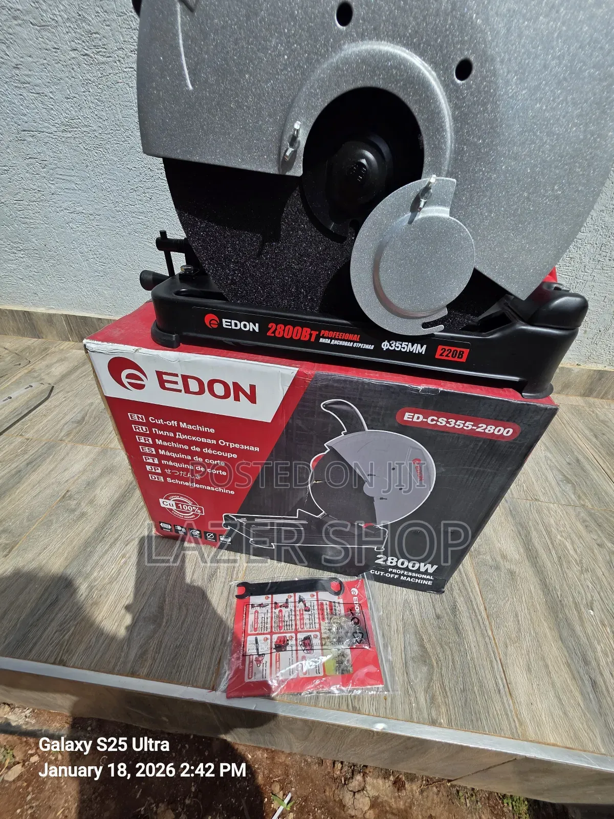 Edon Cut-off Saw Machine 
2800watts