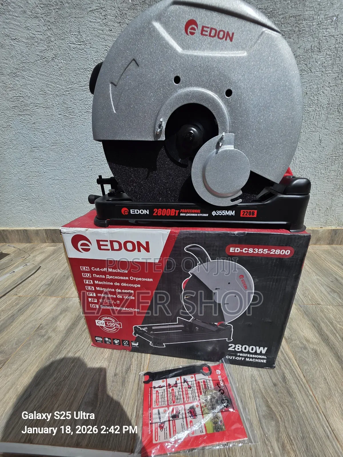 Edon Cut-off Saw Machine 
2800watts
