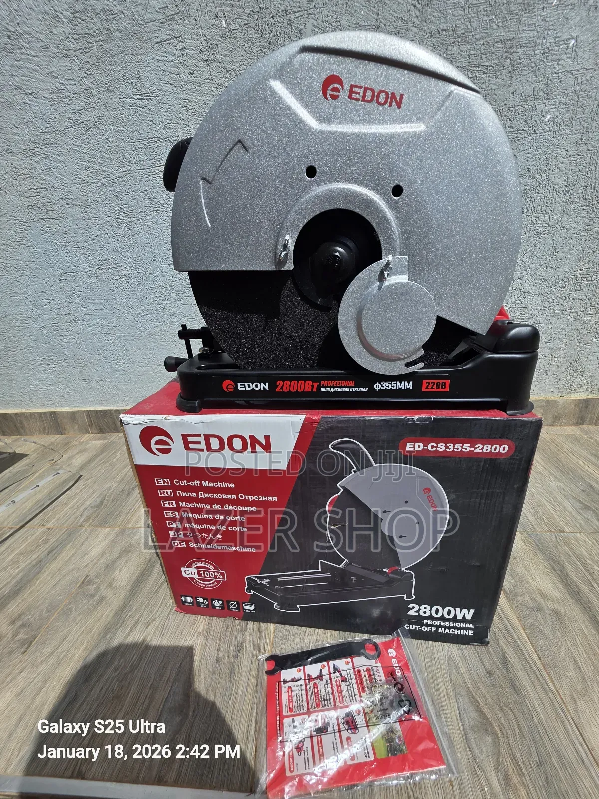 Edon Cut-off Saw Machine 
2800watts