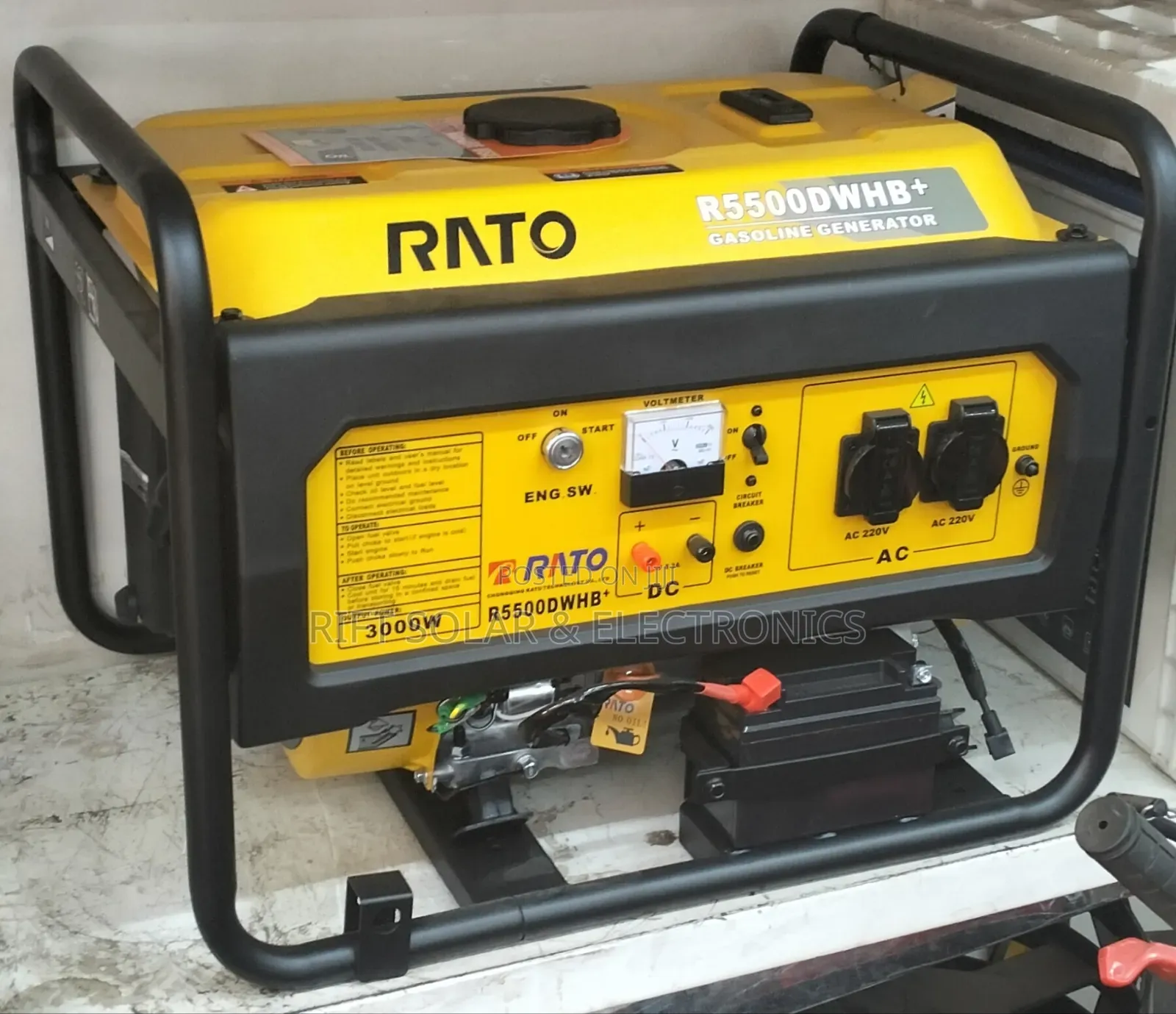 3kw Rato Petrol Engine Generator Key Start
