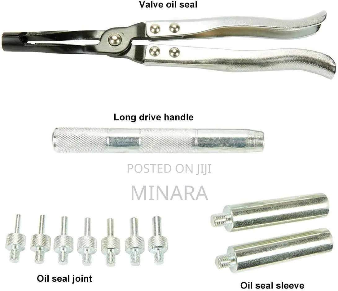11 Pcs, Valve Stem Seal Remover / Installer, Extractor Pliers Tool Kit