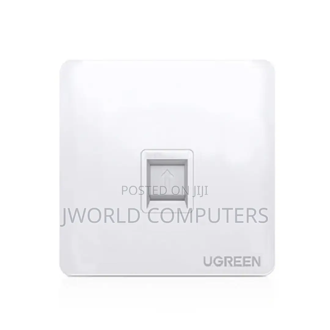 Ugreen Dual-Port Wall Plate White - Nw144