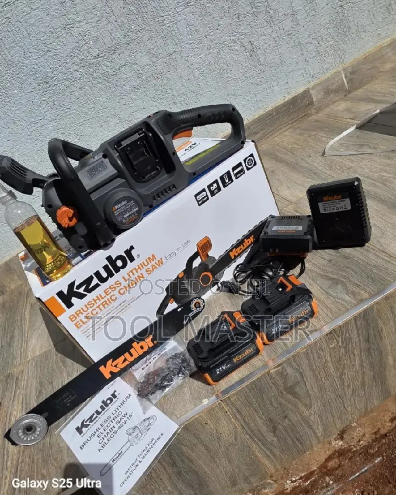 16" Kzubr Cordless Chainsaw Rechargeable/Quality Cordless Chainsaw 16"