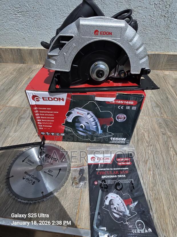 Edon Circular Saw 7"
1650watts - thumbnail 3