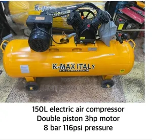 150 Electric Air Compressor Double Piston 3hp Motor