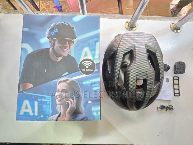 Smart Al Bike Helmet With in-Built Speakers +Bluetooth+ Controller