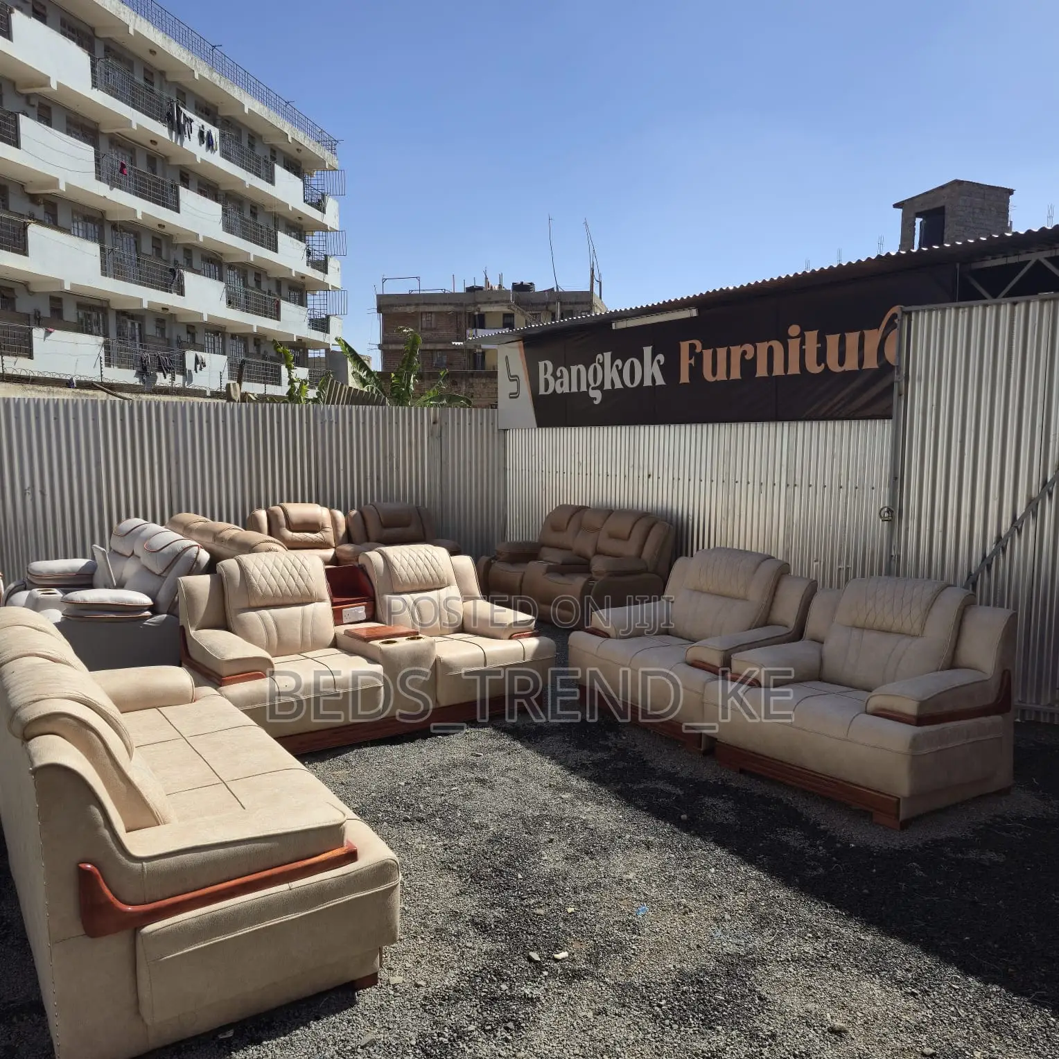 Classic Loyal 7 Seater Semi Recliner Sofa
