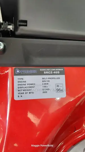 Premier Self Propelled Gasoline Lawnmower 150cc 5hp