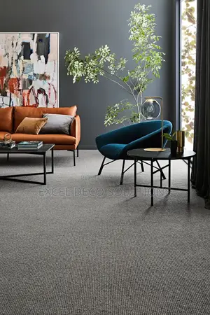 Office Flooring Solution: Plain Carpet Tiles
