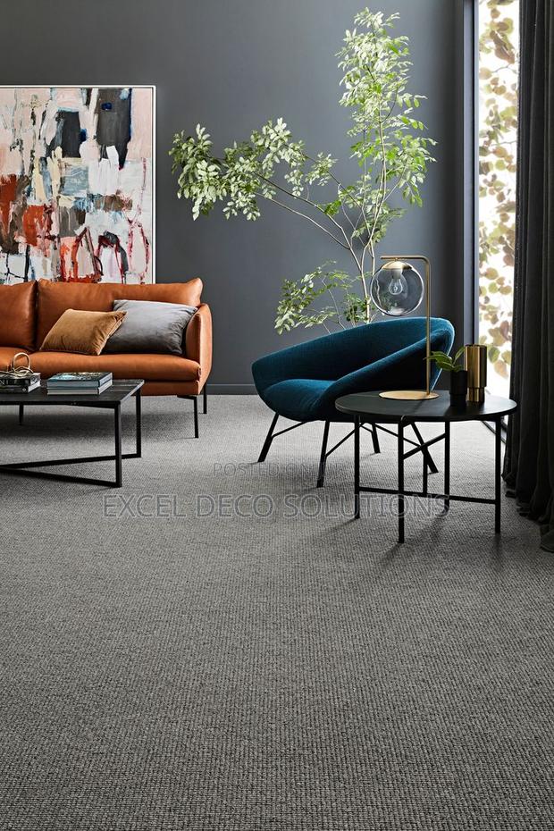 Office Flooring Solution: Plain Carpet Tiles - main view