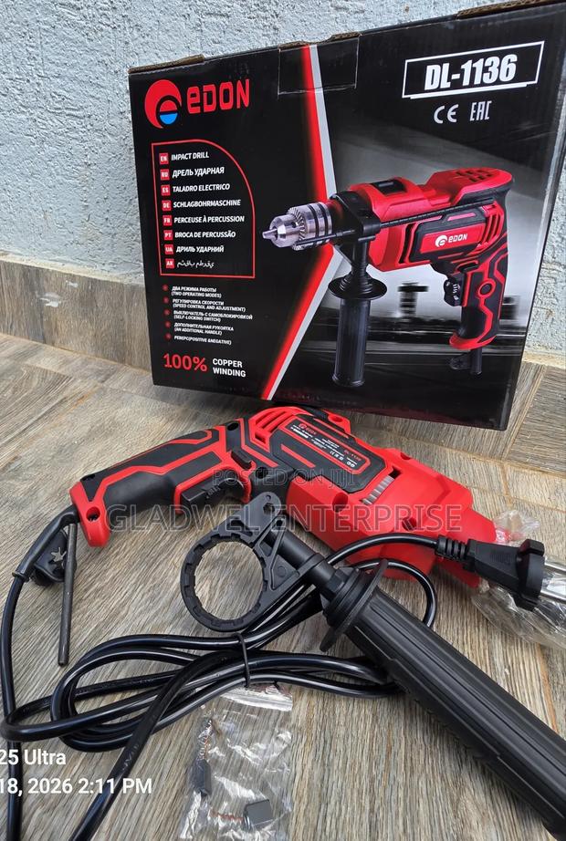 Edon Electric Drill With Hammer - main view