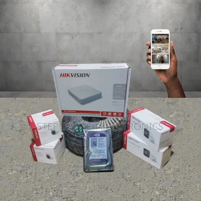 Easy Installation 4 Hikvision 1080p 2mp CCTV Cameras Complete Kit