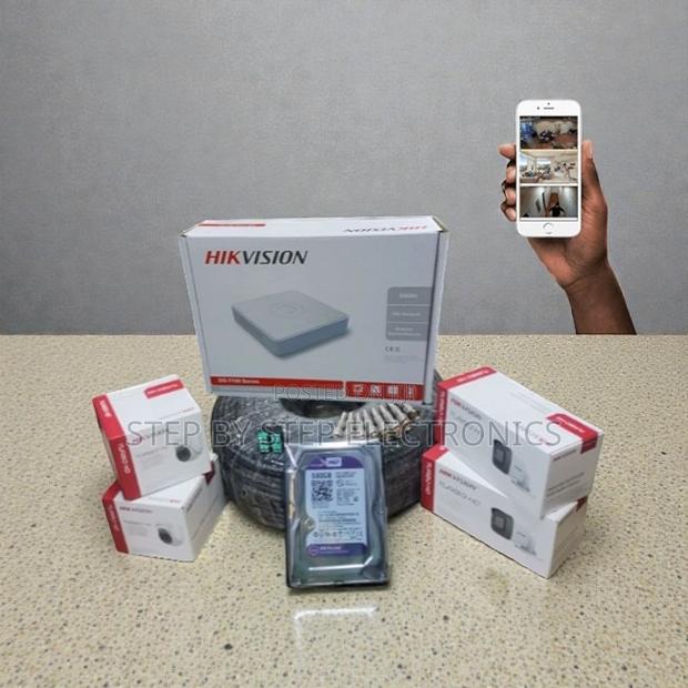 Live View Streaming 4 Hikvision 1080p Full Hd CCTV System Kit