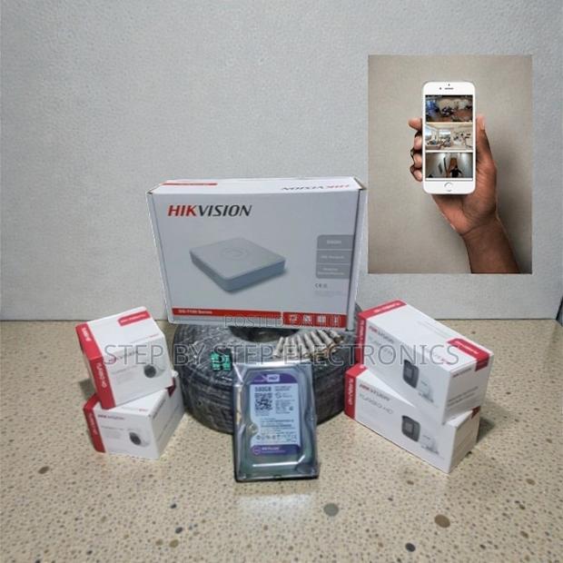 Built-in Colored Night Vision 4 Hikvision 1080p CCTV Cameras Kit