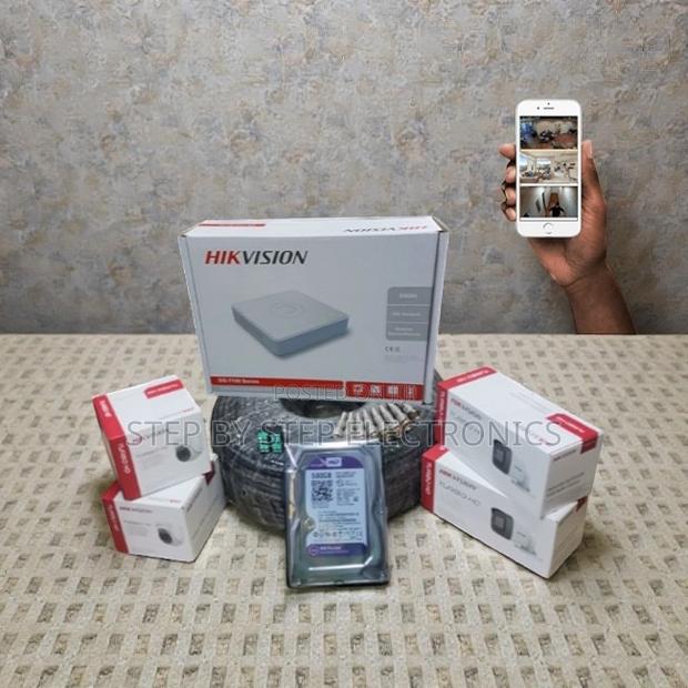 Outdoor and Indoor Waterproof 4 Hikvision 1080p CCTV Kit