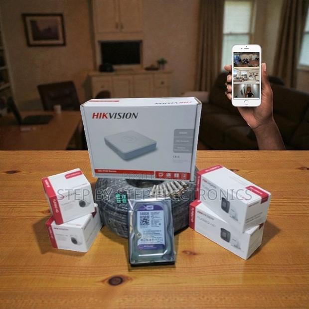 1-Year Warranty 4 Hikvision 1080p 2mp CCTV Complete System Kit - main view